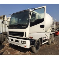 Used ISUZU Diesel Concrete Mixer Truck for sale 8 cubic mixers in good condition For Sale