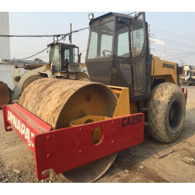 Air-cooled engine used dynapac ca25d road roller for sale